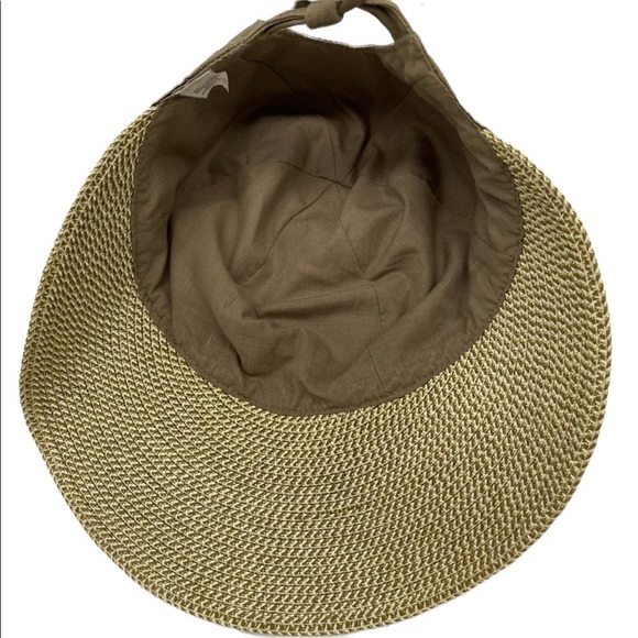 Women's Baseball Style Paper Braid Large Brim Sun Hat - Picture 6 of 7